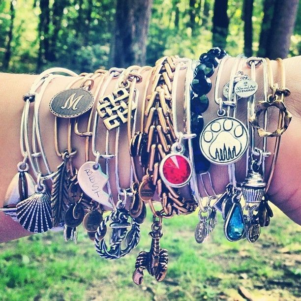 Alex and Ani charmed arms
