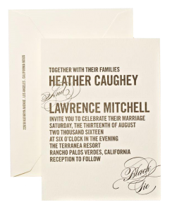 leterpress invitation printing