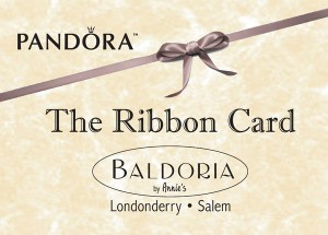 Pandora Ribbon Card